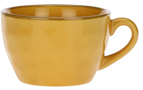 Rose and Tulipani PR134300028 Concerto - Taza de desayuno, 420 cc (plástico), color amarillo