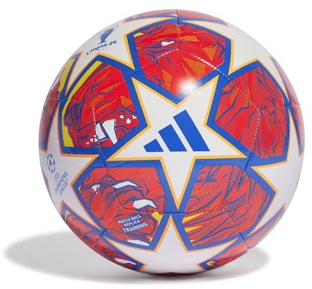 Adidas UEFA Champions League Training Ball IN9332, Unisex Footballs, White, 5 EU