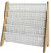 3 Sprouts Kinder Bücherregal aus Holz – Montessori Regal für Kinderzimmer - Gingham Beige