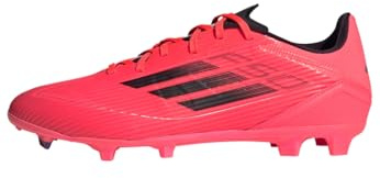 adidas Unisex F50 League Football Boots Fg/MG Football Boots, Pink Black, 9.5 UK