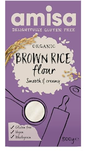 Amisa Organic Brown Rice Flour, 500g