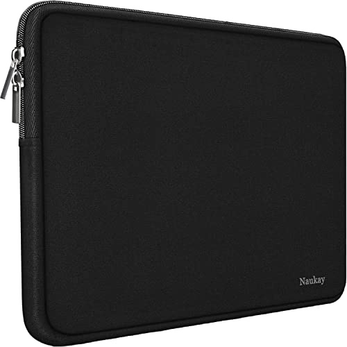 Funda para portátil de 14 Pulgadas, Funda de Neopreno Resistente para Laptop, Funda de Bolsillo para computadora, maletín para Tablet de 14 Pulgadas, HP, Lenovo, ASUS Notebook, Ultrabook, Negro