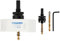 Mollom (108mm | 4-1/4) HSS M42 with 8% cobalt BI-Metal Hole Saw with 2 Pilot Drill Bits & Arbor Smooth Cutting for PVC,Drywall,Wood,Plastic,Gypsum Board,Rubber