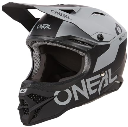 O'Neal 3SRS Helmet Adult Solid Black/Grey XX-Large