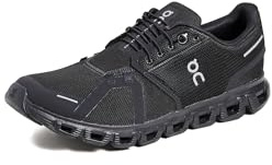 On Cloud 6 Herren-Sneaker, Schwarz/Schwarz, 46.5 EU