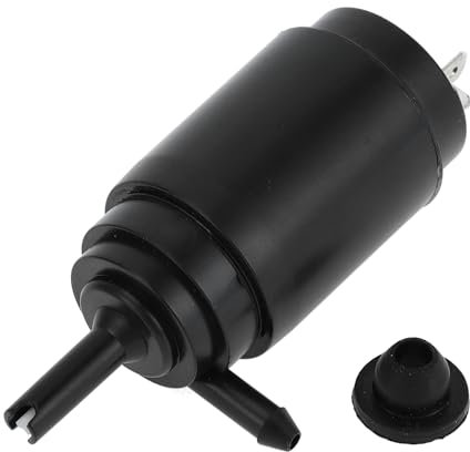 QUARKZMAN Pompa Lavavetri con Anello di Tenuta, Pompa del Liquido Lavavetri, Adatto per Fiat Punto Palio, Pompa Tergicristallo N.1450174, Confezione da 1