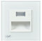 PNI Lampada LED WL100 per illuminazione scale, montaggio ad incasso, con sensore di movimento, sensore di luce, intensità della luce regolabile, modalità notturna, modalità diurna, 1,5 W, 150 lm
