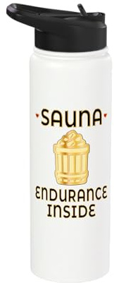 Heat Endurance Sauna Stainless Steel Insulated Water Bottle