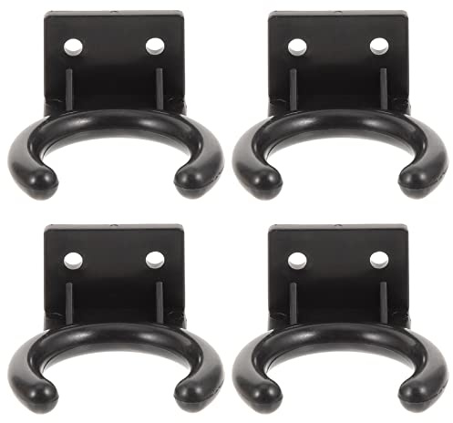 UKCOCO Mikrofonhalter Wandmontage 4 Stück Kunststoff Mikrofonhaken Innen 1.3 Zoll Ktv Zuhause Büro Mikrofonzubehör