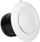 Ventilation Ducting Cover, 75/100 /150/200 Mm White Home Wall Ceiling Diffuser Ventilation Fan Cover Exhaust Fan Supply Valve Air Vent for Bathroom(100mm)