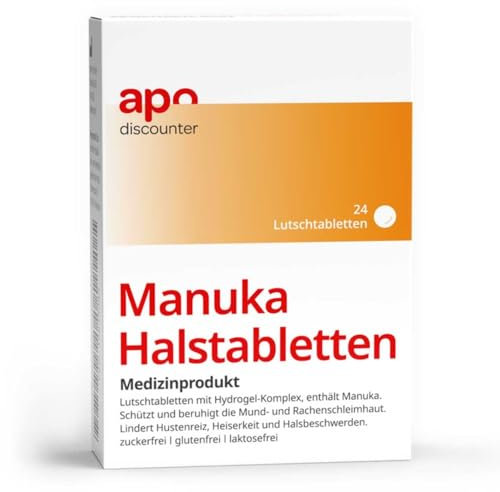 apodiscounter Manuka Halstabletten zuckerfrei zum Lutschen (1x 24 stk)