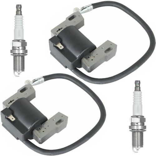 ZAMDOE 2Pcs 799651 592846 Ignition Coil Compatible for Briggs & Stratton Intek V-Twin 18-22HP 44577 40F777 40G777 40H777 Engine, for Toro 74590 74591 74592 74704 74812 74814 13AT61RH048 Lawn Tractor
