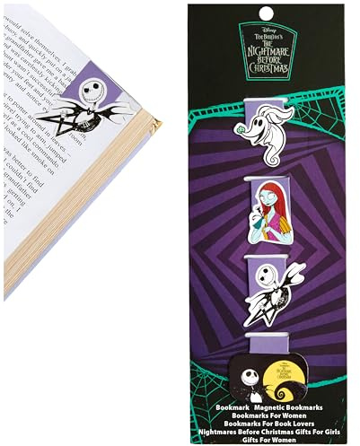 Disney Stitch Magnetic Bookmark Page Holder School University for Kids Teens Women Students Teachers Stocking Fillers Gifts for Readers Xmas Gifts (Multi 4 Pack)