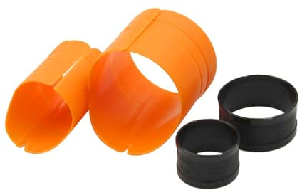 Hsthe Sea 1 Set PVA Bag Refill, PVA Bags Fishing Kit, Carp Fishing PVA Bag Loader, Anti-Slide, For Grove Method Feeder Hair Rig Tackle Tool