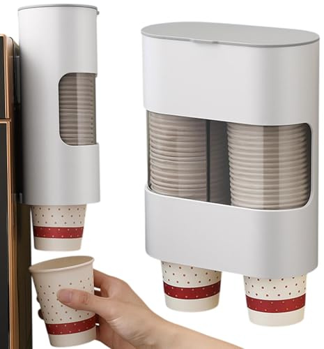 Distributore di bicchieri, portabottiglie per feste, 18 x 9 x 22 cm, dispenser per tazze a tubo, organizer salvaspazio, refrigeratore d'acqua per forniture di Halloween