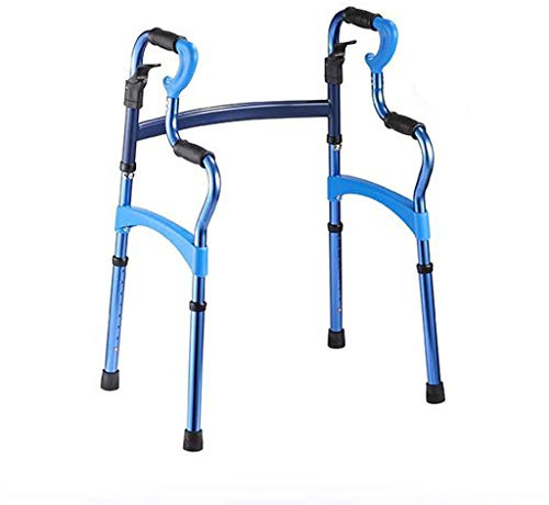 KRXSOBNV, Andador, Plegable, de Altura Ajustable, Ligero, aleación Aluminio, Ayuda for Caminar for Adultos Mayores discapacitados,Andador