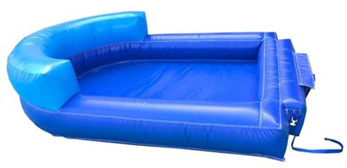 Pogo Bounce House Wet or Dry Blue Pool Attachment for Crossover Combo Units | 8' Foot x 6' Foot | ONLY Compatible with Pogo Crossover Inflatables | for Use with Water or Plastic Ball Pit Balls