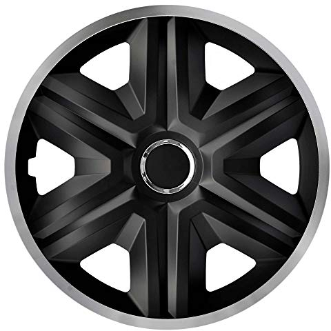 NRM Fast LUX Enjoliveurs de Roues 16 Gris Lot de 4 piéces