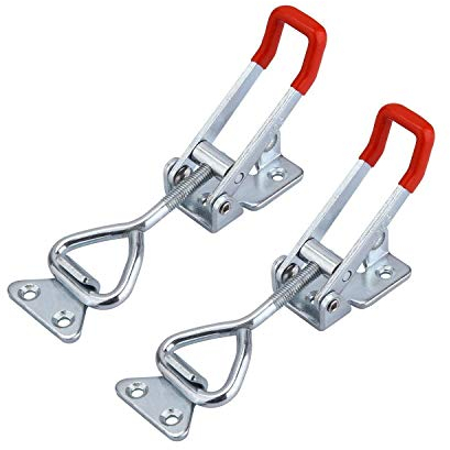 feedal GH-4002 - Juego de 2 cierres de palanca ajustables para puertas y armarios (220 kg)