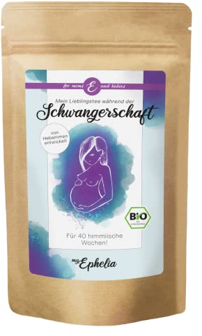 myEphelia | Bauchgeflüster | für 40 himmliche Wochen | Bio Kräutertee für werdende Mamas | sehr ergiebig bis zu 55 Tassen