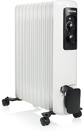 Tristar KA-5181 Calefactor de aceite, 3 ajustes de calor, Termostato ajustable, 2 000 W máx., 11 aletas