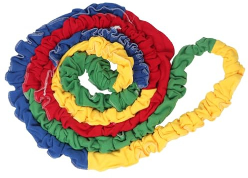 JISADER Banda elástica cooperativa para Ejercicio, Banda elástica para niños, Color, Escuela, Banda de Resistencia Creativa para Juegos cooperativos, 12m