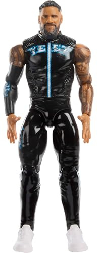 Mattel WWE Main Event - Jey Uso, personaggio collezionabile Superstar Series 157, action figure snodata da 15+ cm con aspetto realistico, giocattolo per bambini, 6+ anni, JGD35