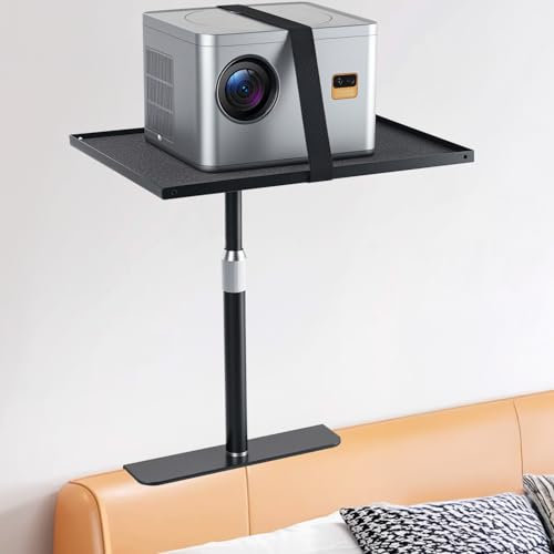 VexNook Support de projecteur pour lit et canapé avec Coque en métal - Bras réglable 24-41 cm, Compatible avec 100% de projecteurs, XGIMI, Nebula, VANKYO, Epson...