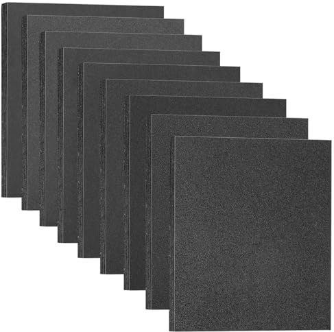 STEBRUAM 18 Piezas Papel De Lija,120/180/240/320/400/600/800/1000/2000 Grano seco y húmedo 230x280mm para madera lijado de metales y pulido automotriz Acabado de muebles de madera Lijado