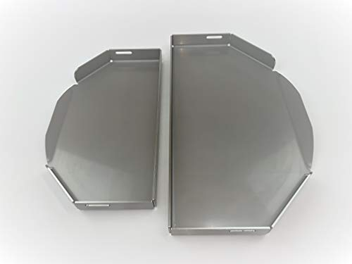 EWH Plancha para barbacoa de 47 a 50 pulgadas, acero inoxidable 1.4301, fabricada en Alemania