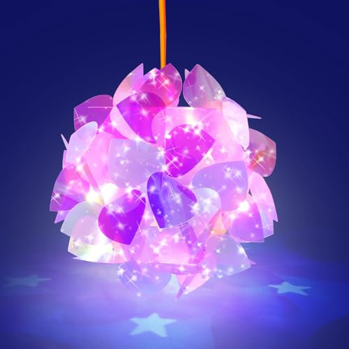 St Martin Laterne Bastelset - Martinslaterne Bastelset mit Laternenstab, LED Laterne Basteln Kinder Set, DIY Lampions Kinder Laterne Geschenk für Martinsumzug, Halloween, Weihnachten, Feste Party