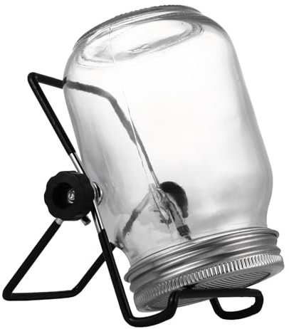 CAXUSD Kit per Germinazione Inclusi Barattoli di Coperchi e Supporti per Germogliatore da Interno per Germogli di Soia Broccoli Erba Medica e Altri Supporto per Barattolo Inclinato per Dr