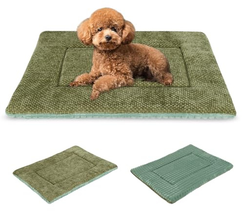 Vejaoo Hundkuddar, hundkorgar, vändbar sovmatta, hundsäng med skum med hög densitet, tvättbar hundkudde för husdjur lämplig XZ016