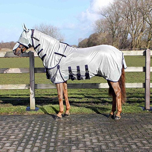 QHP Flugtäcke with Neck and Mask - Dark Grått - 125 cm