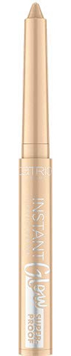 Catrice Instant Glow Highlighter Pen, Augen-Highlighter, Nr. 010 Gold Rush, gold, sofortiges Ergebnis, strahlend, schimmernd, wasserfest, Nanopartikel frei, ohne Parfüm (1,6g)
