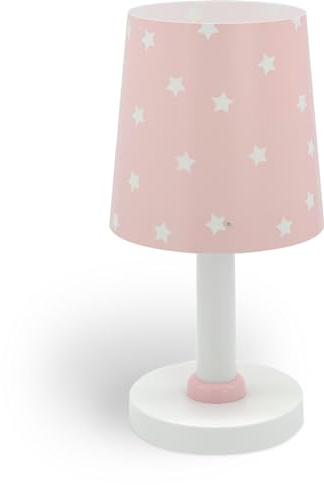 Dalber Barnbord sänglampa barnrum stjärna ljus stjärnor rosa 82211S, E14