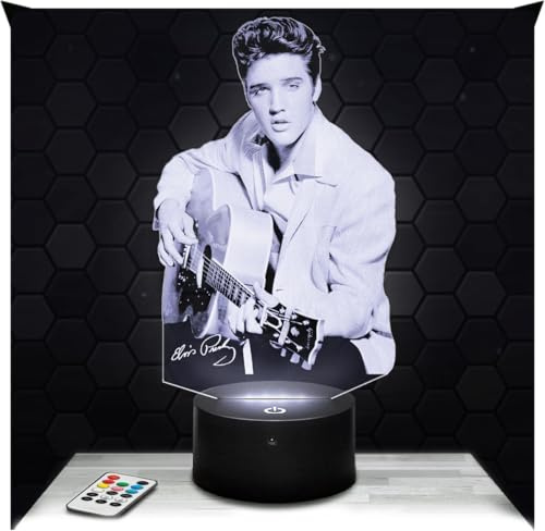 Lampephoto.fr - Elvis Presley Lamp Singer 3D Touch Night Light