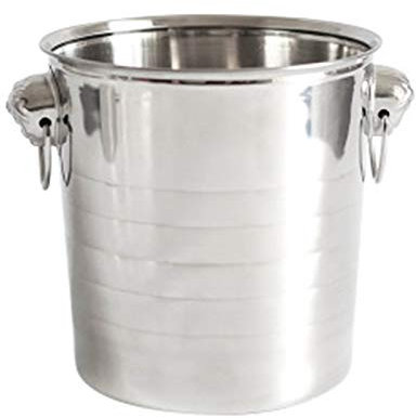 Koanhinn Acciaio inossidabile Ice Punch Bucket - Raffreddatore per champagne, portatile, per feste, club, 3 l