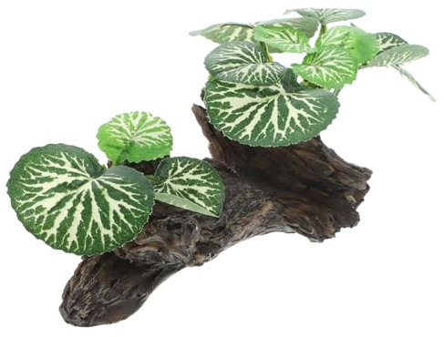 Angoily Fish Tank Plants, Huge Realistic Fake Plant for Snake Tank Reptile Decor Ornament Habitat Decor