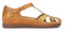 Pikolinos Halboffene Schuhe in Leder CADAQUES für Frauen Farbe Amarillo
