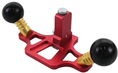 Cepilladora manual de madera, cepilladora de mano de aleación de aluminio, herramientas ergonómicas para carpintería, agarre cómodo, ajuste de profundidad ajustable, 15 x 9 x 6,4 cm para aplanar,