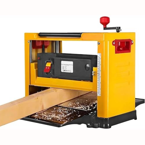Raboteuse d'établi multifonctionnelle for le travail du bois, 2000 W, 13 pouces, 8000 tr/min, 1 à 3 mm.