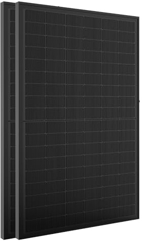 ALLDREI® Solarpanel 500wx2 Bifazial Glas, Solarmodul 1000w für Balkonkraftwerk, PV Panel für Photovoltaik Komplettanlage (2 Stk), 0% MwSt.