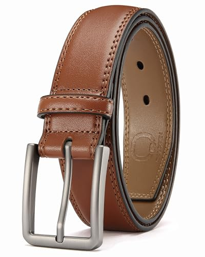 CHAOREN Ledergürtel Herren, Anzug Gürtel Herren Schwarz Braun 35mm, Perfektes für Arbeit Business und Jeans