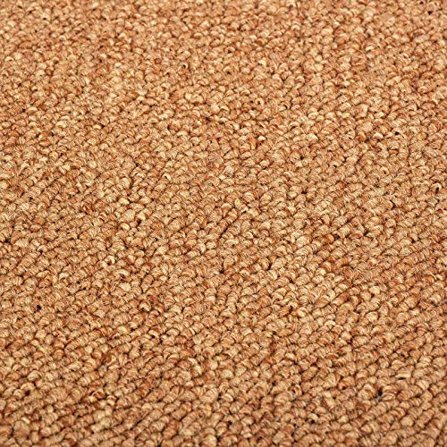 Gr8 Home Luxury Carpet Tiles Heavy Duty 20 Piece 5SQM Commercial Office Shop Floor Retail Flooring 50 x 50cm [Brown]