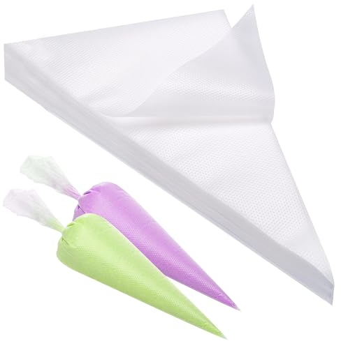 sac a Poche USA e Getta, 100 Pezzi Sacchetto per Pasticceria e Getta, Sacchetti di Monouso per Pasticceria per Biscotti Cupcakes Dessert Torte Decorazione