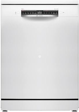 Bosch - Lavavajillas libre instalación, 60 cm. de ancho, Serie 4, Home Connect, AquaStop, Blanco, SMS4HTW03E