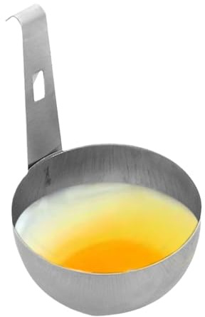 Huevo furtivo de acero inoxidable, cuchara de huevo escalfado - Hervidor de huevos de acero inoxidable hangable | Vapor antiadherente, tazas redondas antiadherentes para cocinar sin esfuerzo, desayuno