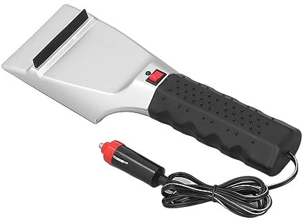 Pala Quitanieves con Calefacción Automática de 12 V | Rascador de Hielo Eléctrico para Parabrisas | para Automóviles, Camionetas y SUV