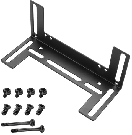 YAODHAOD Fläktmonteringsfäste, 8 cm/9 cm/12 cm datorchassifläkt datorfodral kylfläkt komponent PC kylarfläktshållare (1 st) (svart)